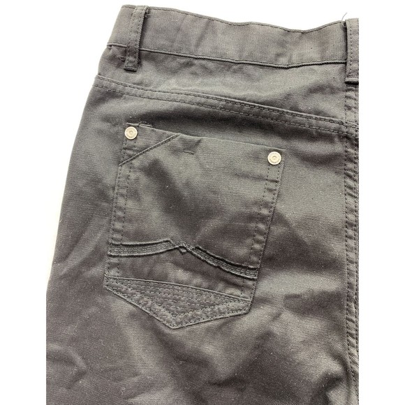 Reset Denim Men's Jeans Size 36/30 Black Whiskered Front Casual - Picture 12 of 16